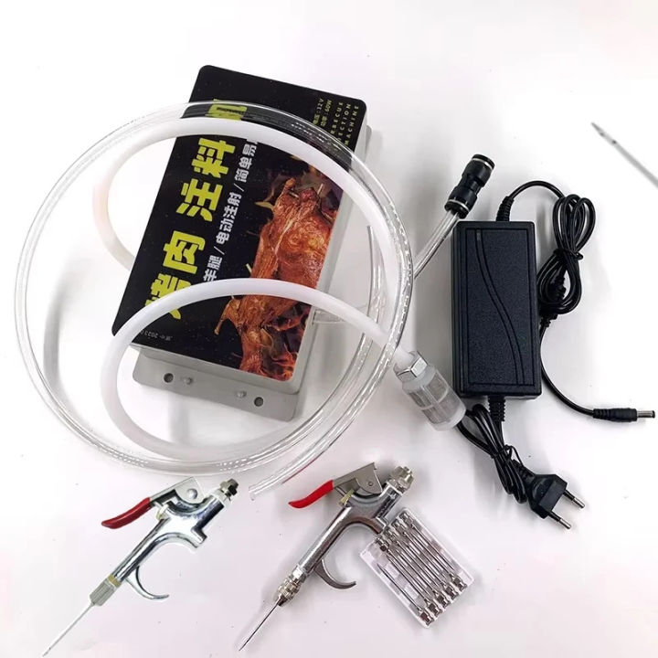 100-240V Electric Salt Injection Pump Meat Pickling Injector Cured Meat ...