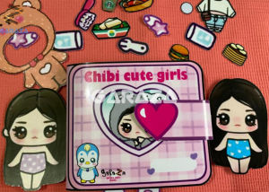 PAPERDOLL Edisi CHIBI CUTE GIRLS Buku Edukasi Anak Laminasi Glosy