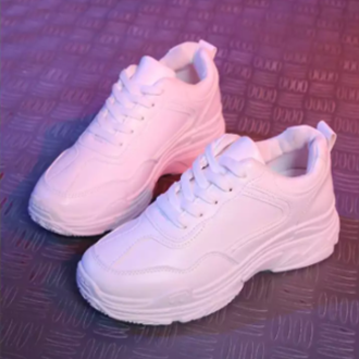 Korean Rubber Fashion White Shoes 2019 Sneakers For Women Lazada PH