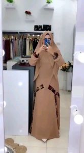 GAMIS CERUTY FASHION MUSLIM: ALISHA ARMANY SET GAMIS KHIMAR [SALE]