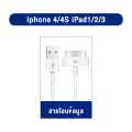 สายชาร์จข้อมูล iPhone Lightning เป็น USB สายชาร์จเร็วรุ่นที่ 4 รองรับโปรโตคอลการชาร์จเร็ว รองรับคอมพิวเตอร์ iPhone 4/4S/iPad/MacBook. 