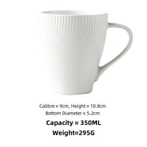 OMK Nordic minimalist style 350ML ceramic mug coffee milk cup