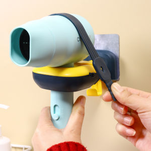 Wall-mounted Hair Dryer Holder Bathroom Shelf Storage Hairdryer Holder Rack Organizer 壁挂式吹风机架 浴室置物架
