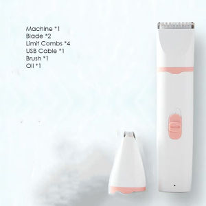 Pet Trimmer Kit Electric Pet Grooming Shaver Dog Cat Hair Trimmer Pet Nail Sharpener Set Rechargeable 4 in 1 Multi-function