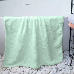 ผ้าเช็ดตัว ไซส์ใหญ่พิเศษ ผ้าเซ็ดตัวสาเกญี่ปุ่น ผ้าเซ็ดตัวรังผึ้ง ผ้าขนหนูอาบน้ำ ขนนุ่ม ซับน้ำดี นุ่มไม่บาดผิว 140x70ซม.