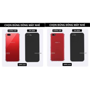 Ốp lưng bảo vệ chân sạc OPPO A3S / A1K chống trơn trượt-Cool Case