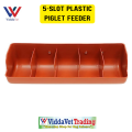 Viddavet Plastic Piglet Feeder 5 holes Plastic Nursery Pig Feeder 5 holes pig feeder stainless steel pig feeder. 