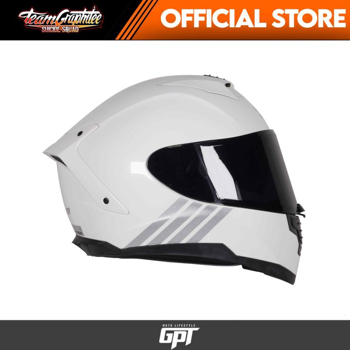 SHIFTER HELMET R1 PEARL WHITE | Lazada PH