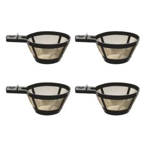 4Pcs Reusable Coffee Filters 80 Mesh Premium Coffee Basket 80 Mesh Crafted For Consistent Coffee Quality