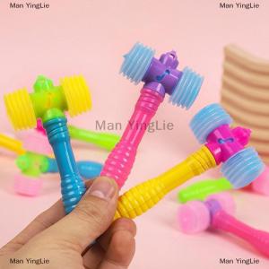 [COD] Man YingLie 3Pcs Knocking Hammer Toy Musical Instrument Hammer Shape Knocking Vocal Educational Toy Kid Birthday Party Favors Gifts