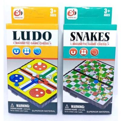 Board Game - Family Game - LUDO - SNAKES - ULAR TANGGA - Magnetic Game