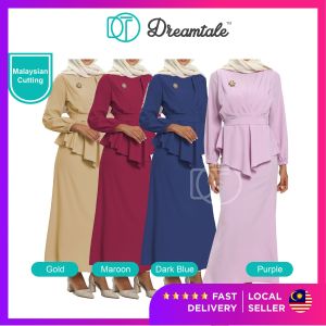 [Clearance] Dreamtale Baju Wanita Set Yusra Muslimah Wear Muslimah Suit Baju Kurung Muslim Blouse & Skirt Baju Set WCO143