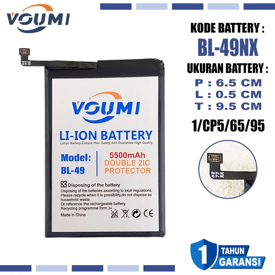 VOUMI Baterai BL-49NX BL49NX Battery Double IC Power high Capacity  Compatible Hp Infinix Smart 7 X6515 & HOT 30i X669C Baterai Garansi Resmi  Distributor Lokal - Lazada | Lazada Indonesia