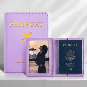 Gratis Ongkir - Passport Cover Travel Size / Sarung Paspor Bahan Lembut / Sampul Paspor Gambar Pesawat / Passport Case Portable Size