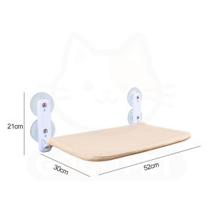 Cat Hanging Bed Adjustable Cat Hammock Suction Cup Foldable Window Sill Nest Mesh Surface Breathable Pet Kucing 猫吊床