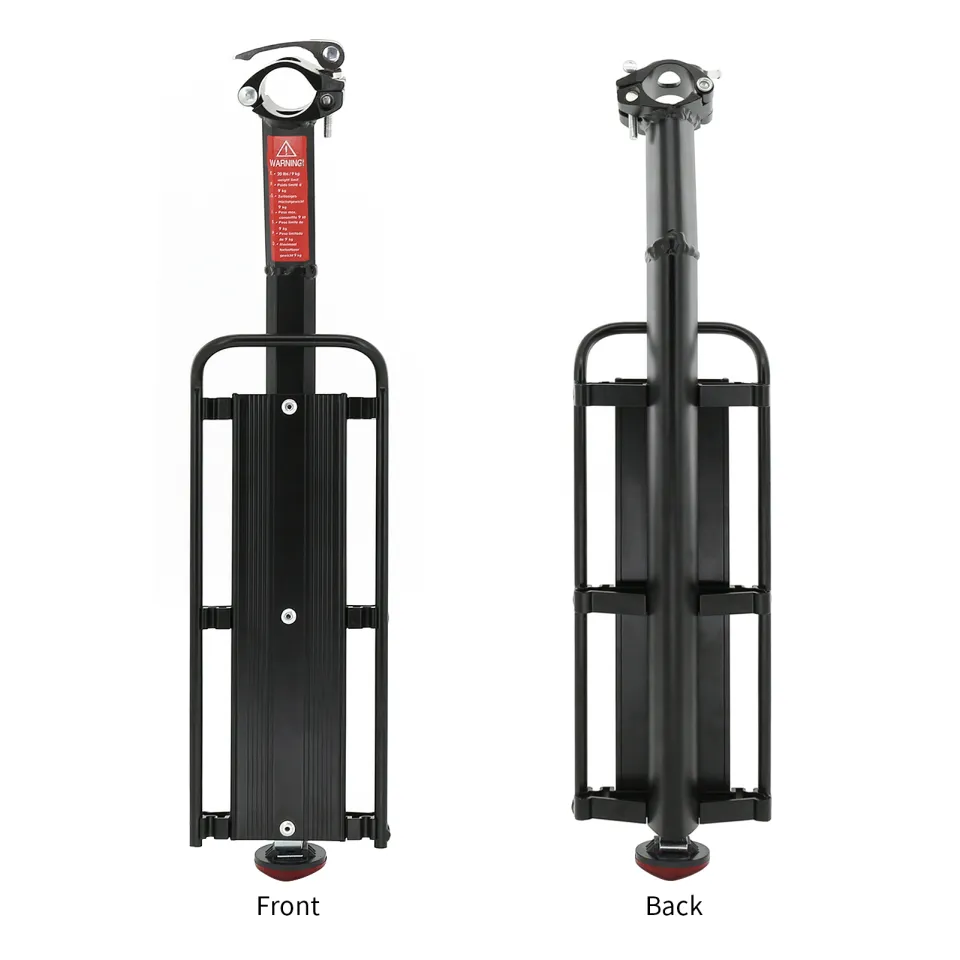 Bike Cargo Rack Rear Bike Rack Quick Release Cycling Aluminium