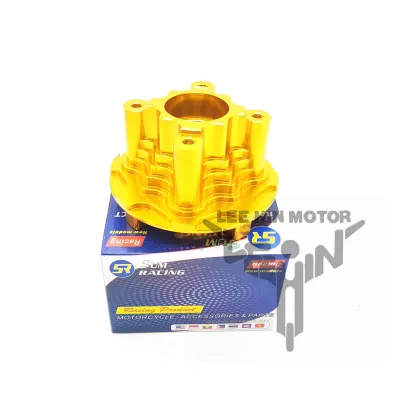 Kaler Metallic 4 Lubang Sum Racing CNC Sprocket Hub Spocket Y15ZR Y15 V1 V2 4 Skru 135LC LC135 5S Hub Sprocket