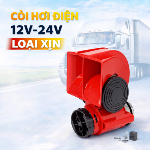 Còi Hơi Điện 12V 24V Lắp Mọi Loại Xe | Âm Thanh To Rõ – Loại Xịn – Bền Bỉ