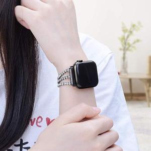 New diamond metal bracelet สายนาฬิกา for Apple Watch Series 7 SE 6 5 4 สาย 41 มม.45 มม.38 มม.42 มม. สาย สแตนเลสสตีลหรูหราสำหรับ Apple Watch Series 6 5 4 3 2 1 40 มม.44 มม. สายนาฬิกาข้อมือสำหรับ