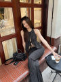 Áo yếm caro cột nơ hở lưng quyến rũ AMELIE - KILL SYSTEM. 