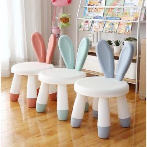 Ghế tai thỏ cho trẻ em mẫu giáo chất liệu an toàn chống trơn trượt tai thỏ chắc chắn decor hàn quốc