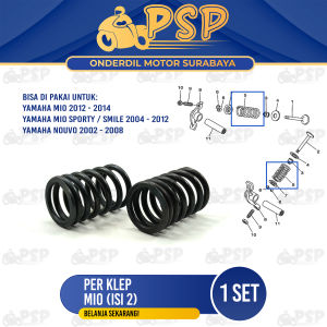 Per Klep Mio (Set Isi 2) - Peer Pir Klep Valve Spring Yamaha Mio Sporty Mio Smile Nouvo Standart