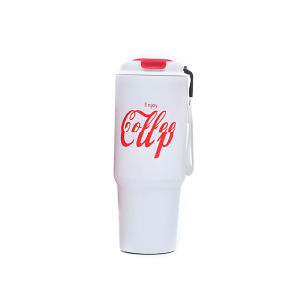 Coca-Cola Coffee Mug Large-Capacity Insulated Cup Water Cup 2024 New Outdoor Sports Water Bottle With The Cup