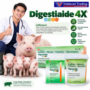 Digestiaide 4X Performance Enhancer for Pigs All-Natural 6g pack of 5 for pig univet digesiaide special delight