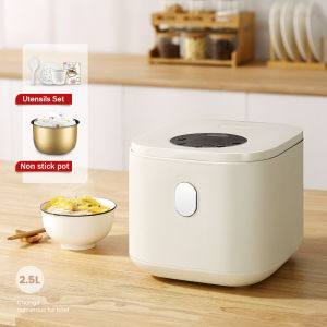 SG [READY STOCK] 2.5L Smart Electric Rice cooker non stick pot For 4-6 People Portable Mini Electric cooker Electric Pot 電飯鍋
