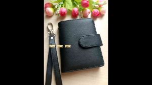 Fox - Dompet CARD HOLDER KALUNG/ Dompet kulit SAFIANO / Dompet Wanita / Dompet Pria / Dompet Polos