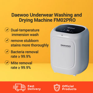 DAEWOO FM02 Fully Automatic Underwear Washing Machine 7L Mini Mesin Basuh Auto Mini Underwear Washer /大宇内衣自动洗衣机