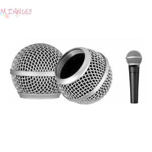 MIZ Micro thay thế đầu thép cho SM58 Q7 lưới cầm tay Microphone nướng lưới đầu phù hợp với Shure BETA 58A