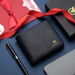 Ví nam cao cấp full hộp Bullcaptain chất liệu da bò nguyên tấm V19