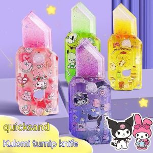 Dao cà rốt phát sáng dao cà rốt mini dao 3D đồ chơi kim tuyến hoạt hình lấp lánh có cát chảy - Happy Life 4Kid