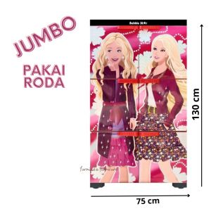 JUMBO - LEMARI PAKAIAN PLASTIK BUBBLE STAR DINO GAJAH JERAPAH DILENGKAPI RODA [BSTAR]