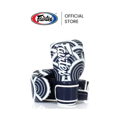 Fairtex นวมชกมวย BGV14BLU นวยมวยหนังไมโครไฟเบอร์ ทนทาน น้ำหนักเบา ลดกลิ่นอับ นวยต่อยมวยสำหรับฝึกซ้อมหรือแข่งขัน