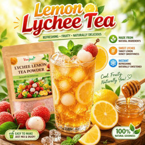 ̣( BUY 1 TAKE 1 ) LYCHEE LEMON TEA POWDER - Fruit Tea Drink Natural Sweet Iced Tea Daily Drink Light Healthy Beverage