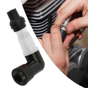 Phụ Kiện Xe Máy Nắp Bugi Đánh Lửa Trong Suốt Nắp Cong 90 Độ Dễ Dàng Nhìn Thấy Tia Chớp Nhấp Nháy Đồ Chơi Xe Hiện Đại