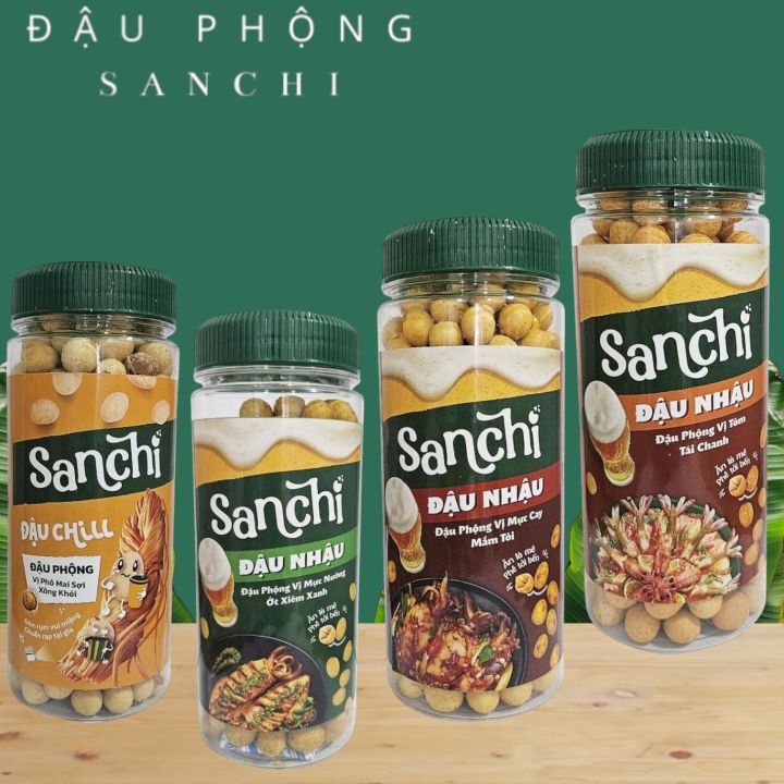 SNACK ĐẬU PHỘNG SANCHI CÁC VỊ HŨ 210GR C | Lazada.vn