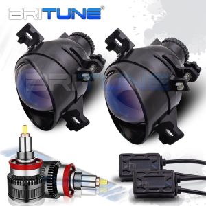 H11 Projector Fog Light For Nissan Navara NP300/Almera/Sentra/X-trail/Altima/Qashqai/Sunny/Versa/Maxima/Rogue/Pathfinder Bi-xenon Projector Lens Fog Light Assembly Car Lights Accessories