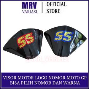 Visor Beat fi ESP2014-2015 Mx old Mio Mio M3 Logo series nomor Motogp visor variasi beat esp 2014-2015 windshield beat kaca depan