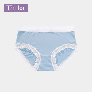 TENIKA Ice Silk กางเกงในผู้หญิง ทรง ผ้าสแปนเดกซ์ผสมคอตตอน เนื้อผ้านุ่ม ใส่สบายและกระชับ -012