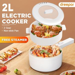 MULTI-FUNCTION COOKER Electric Cooker Free Steamer Non-Stick Multifunctional Electric Mini Cooker
