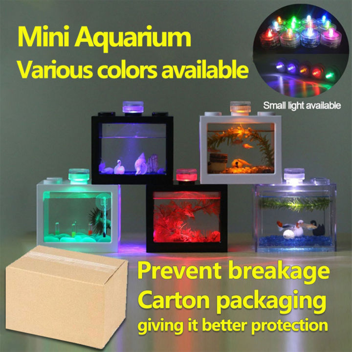 Fresh Look at Mini Aquarium Block Tank Betta Fish Tank Guppy Tank Building