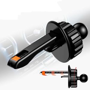 ง่ายต่อการติดตั้ง สากลสากลสากล Rotundity ที่ยึดช่องแอร์โทรศัพท์ สนับสนุนโทรศัพท์มือถือ คลิประบายอากาศป้องกันการตก คลิปติดลูกบอลอเนกประสงค์ สไตล์เข็มที่ซ่อนอยู่ คลิปหนีบช่องแอร์รถยนต์ ที่วางโทรศัพท์ในรถยนต์ คลิปหนีบช่องระบายอากาศแบบยืดหดได้ ฐานหั