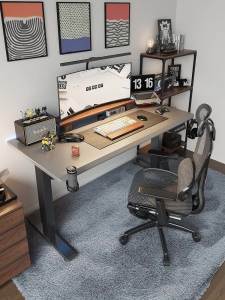 Computer Desk Table Professional Home Office Desks Gaming Desktop Table Gaming Tables Desk Double Beam Desk Computer Desk Study Table Customized Inligent Lifting 电脑桌