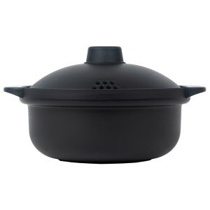 Âu thố tròn có nắp 1L nhựa VIỆT NHẬT - Dáng nồi đất mặt ngoài nhám - Đựng cơm canh kho tộ - 6419