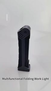 AE Super bright magnetic auto repair work light rechargeable and foldable for outdoor use LED Flashlight
