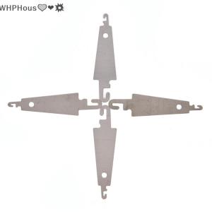 WP💓💛💖 10pcs Steel Hook needle threader help for hand sew Ribbon embroidery cross tool