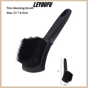 Christmas gift LEYOUFU Car Tire Wheel Rim Cleaning Brush Detailing Brushes Wash Towel Universal Wheel Tire Cleaning Tools Auto Accessories